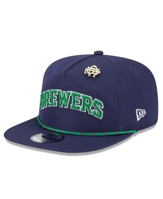 New Era - Men's Navy Milwaukee Brewers 2025 Big League Chew Golfer Snapback Hat