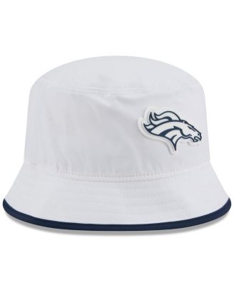 Men's White Denver Broncos 2025 NFL Training Camp Stretch Bucket Hat