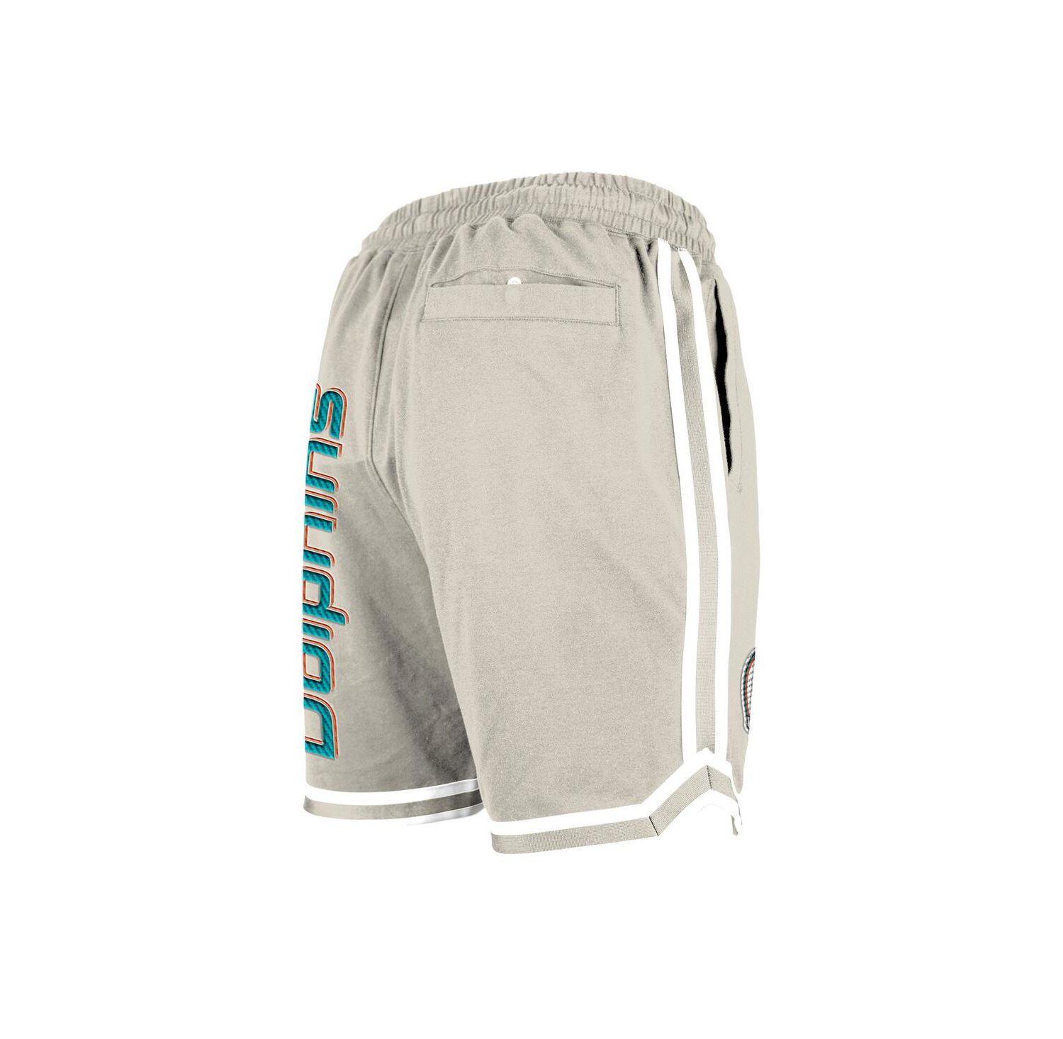Men's Light Beige Miami Dolphins Stone Multi Patch Shorts