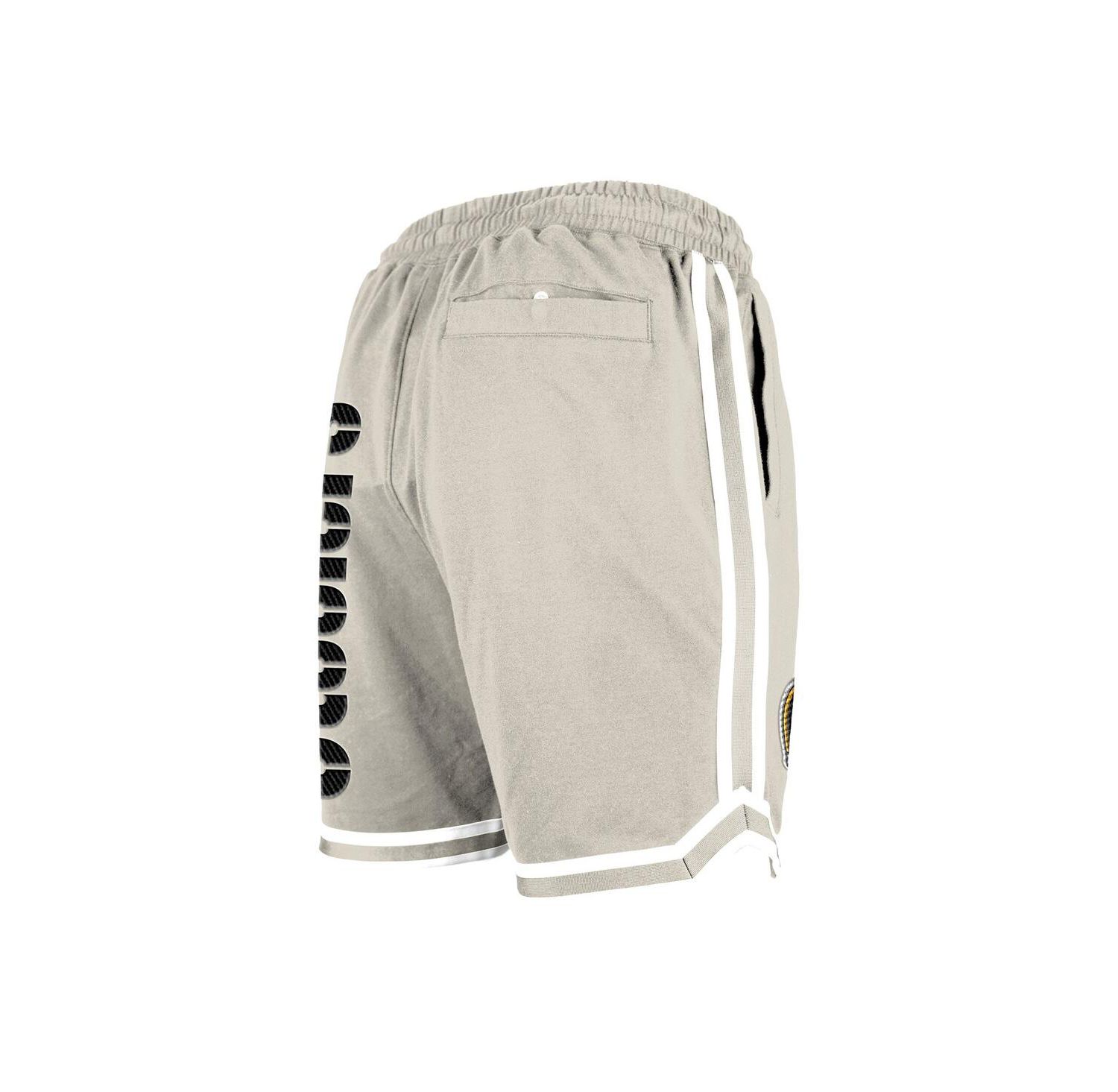 Men's Light Beige Pittsburgh Steelers Stone Multi Patch Shorts