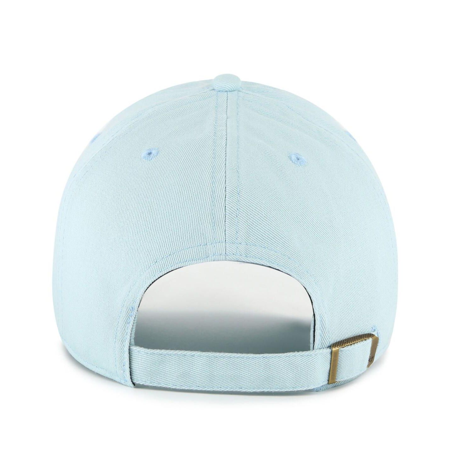 Мужские головные уборы '47 Brand Light Blue North Carolina Tar Heels Clean Up Adjustable Hat — фото 2