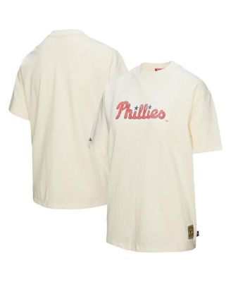 Mitchell & Ness - Women's Cream Philadelphia Phillies Boyfriend T-Shirt