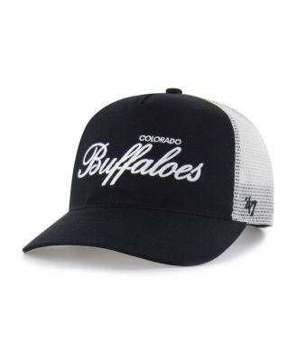 Men's and Women's Black Colorado Buffaloes Contemporary Basics Foundation Trucker Hitch Adjustable Hat