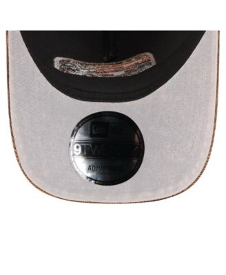 Men's Dark Brown Florida Marlins Vintage Landscape 9TWENTY A-Frame Adjustable Trucker Hat