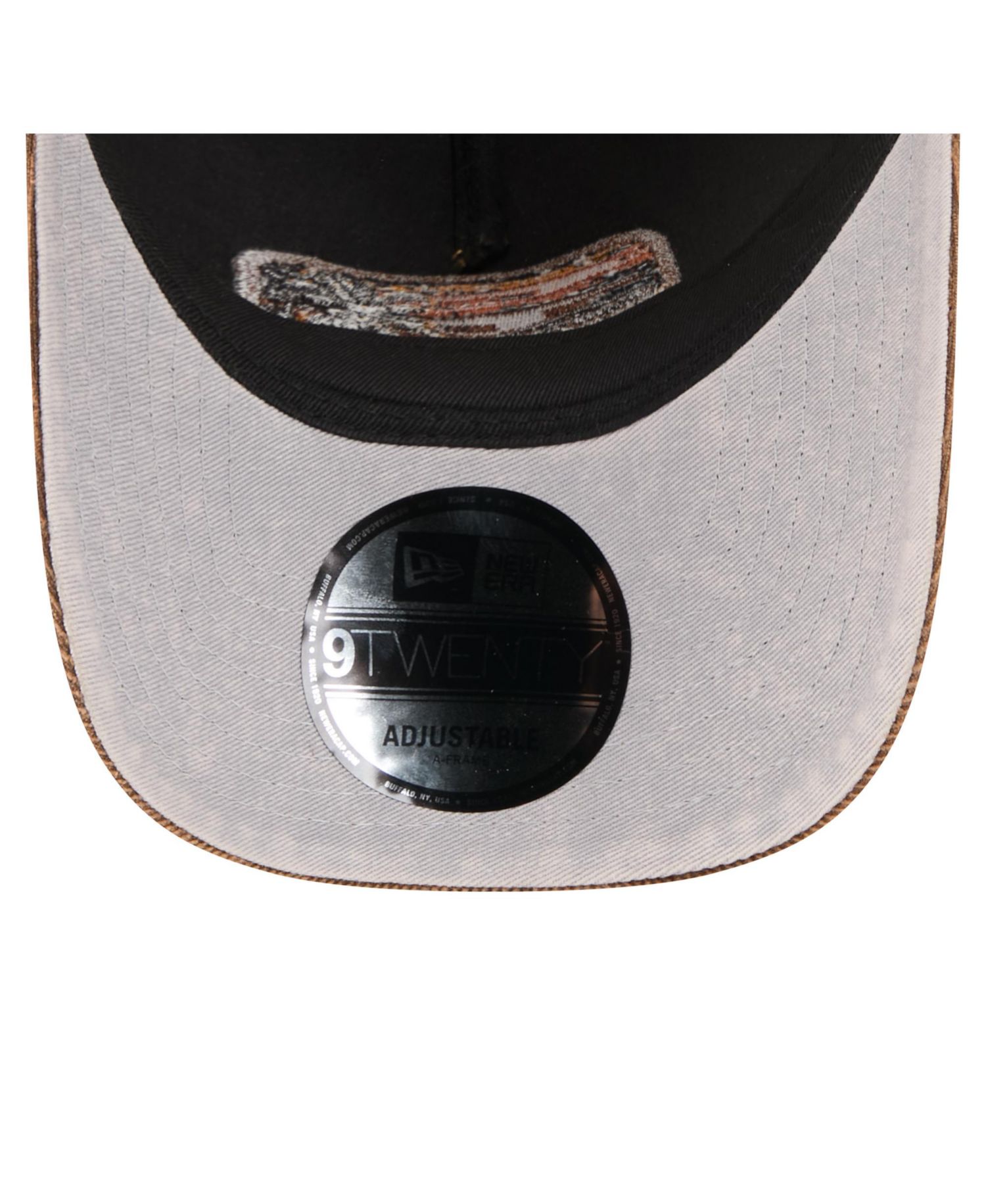 Men's Dark Brown Florida Marlins Vintage Landscape 9TWENTY A-Frame Adjustable Trucker Hat