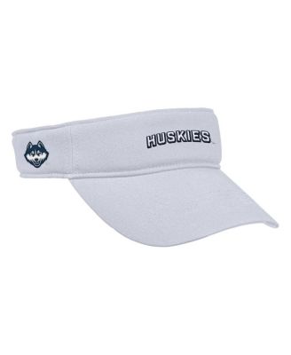 Men's White UConn Huskies 2025 On-Field Ace Performance Adjustable Visor