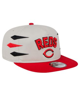 Men's Cream Cincinnati Reds Iron Golfer Snapback Hat