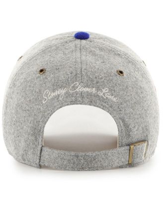 x '47 Brand Men's and Women's Gray/Royal Indianapolis Colts Block Clean Up Adjustable Hat