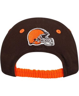 Baby Boys and Girls Brown/Orange Cleveland Browns My First Tail Sweep Slouch Flex&nbsp;Hat