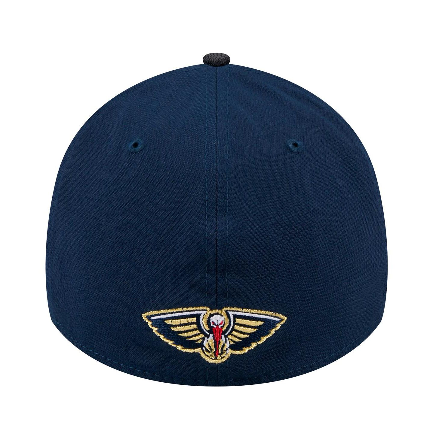 Мужская кепка New Era Navy New Orleans Pelicans Sport Night 39THIRTY Flex Hat — фото 2
