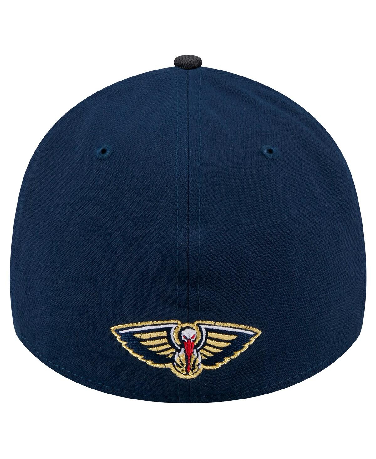 New Era Men's Navy New Orleans Pelicans Sport Night 39thirty Flex Hat In Multi