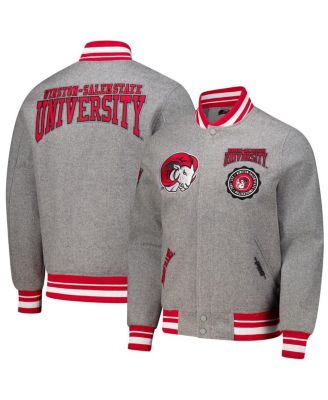 Pro Standard - Men's Heather Gray Winston-Salem State Rams Crest Wool Full-Zip Jacket