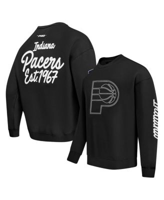 Pro Standard - Men's Black Indiana Pacers Paint the City Drop Shoulder Sweatshirt