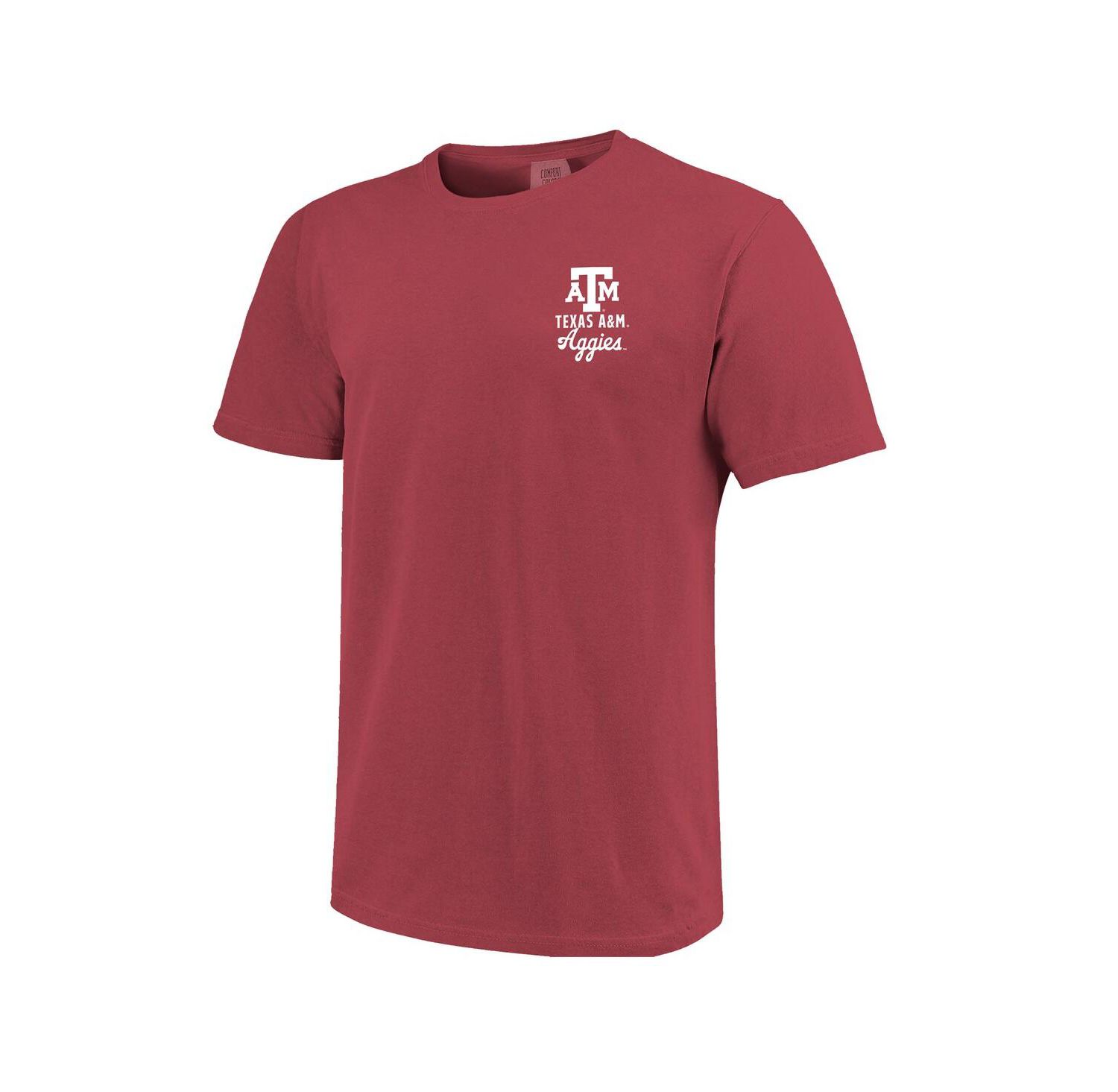 Men's Maroon Texas A&M Aggies Comfort Colors Mascot Overlay T-Shirt
