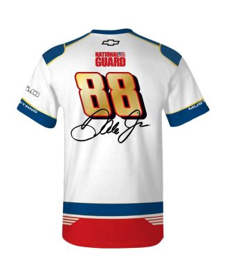 Men's White Dale Earnhardt Jr. National Guard Legend Uniform T-Shirt