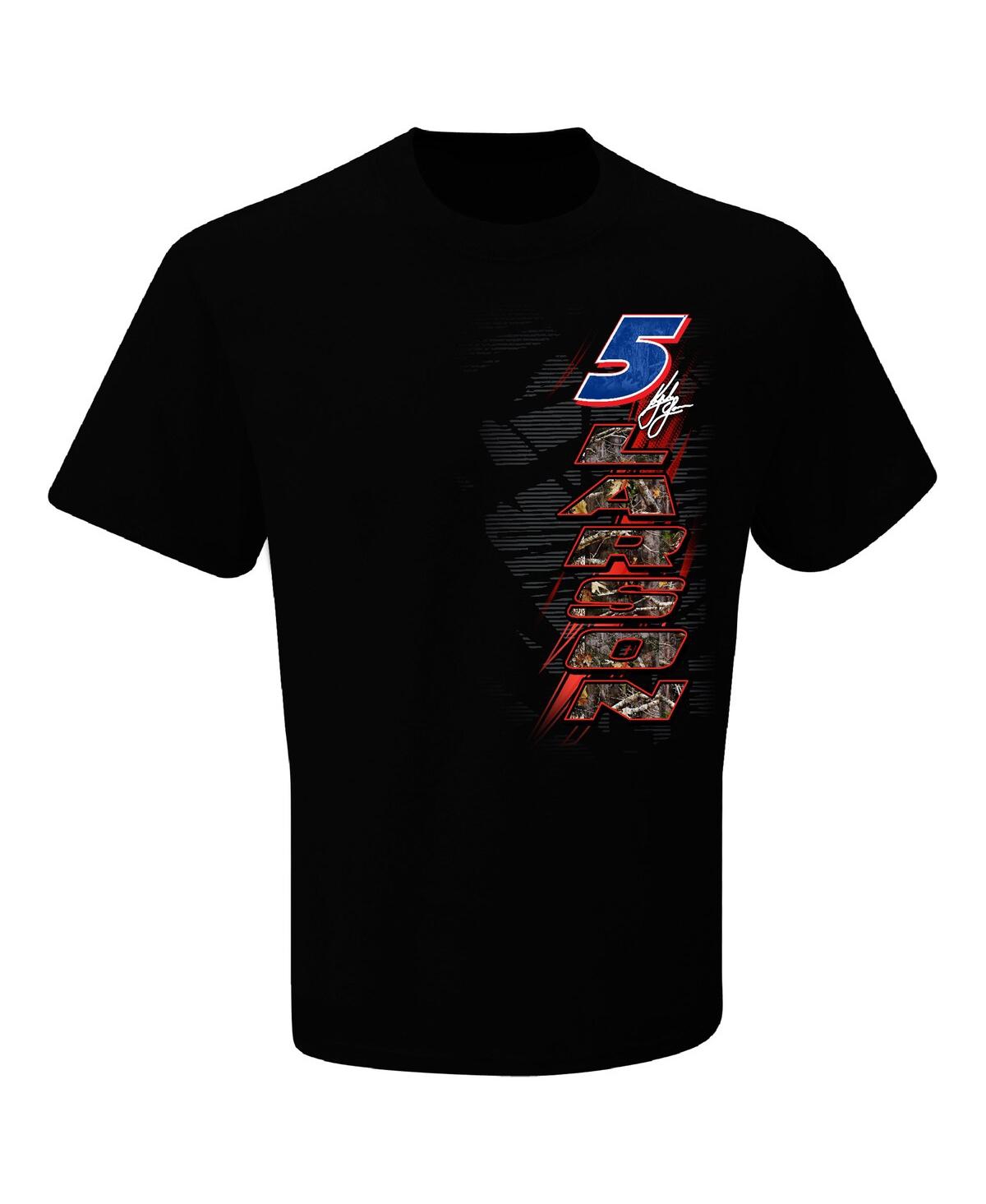 Hendrick Motorsports Team Collection Men's Black Kyle Larson Camo T-shirt In Black