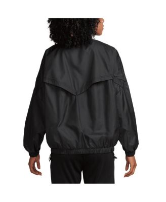 Women's Black Paris Saint-Germain Essential Windrunner Full-Zip Jacket