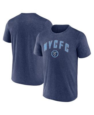 Fanatics - Men's Heather Navy New York City FC Drop Kick T-Shirt