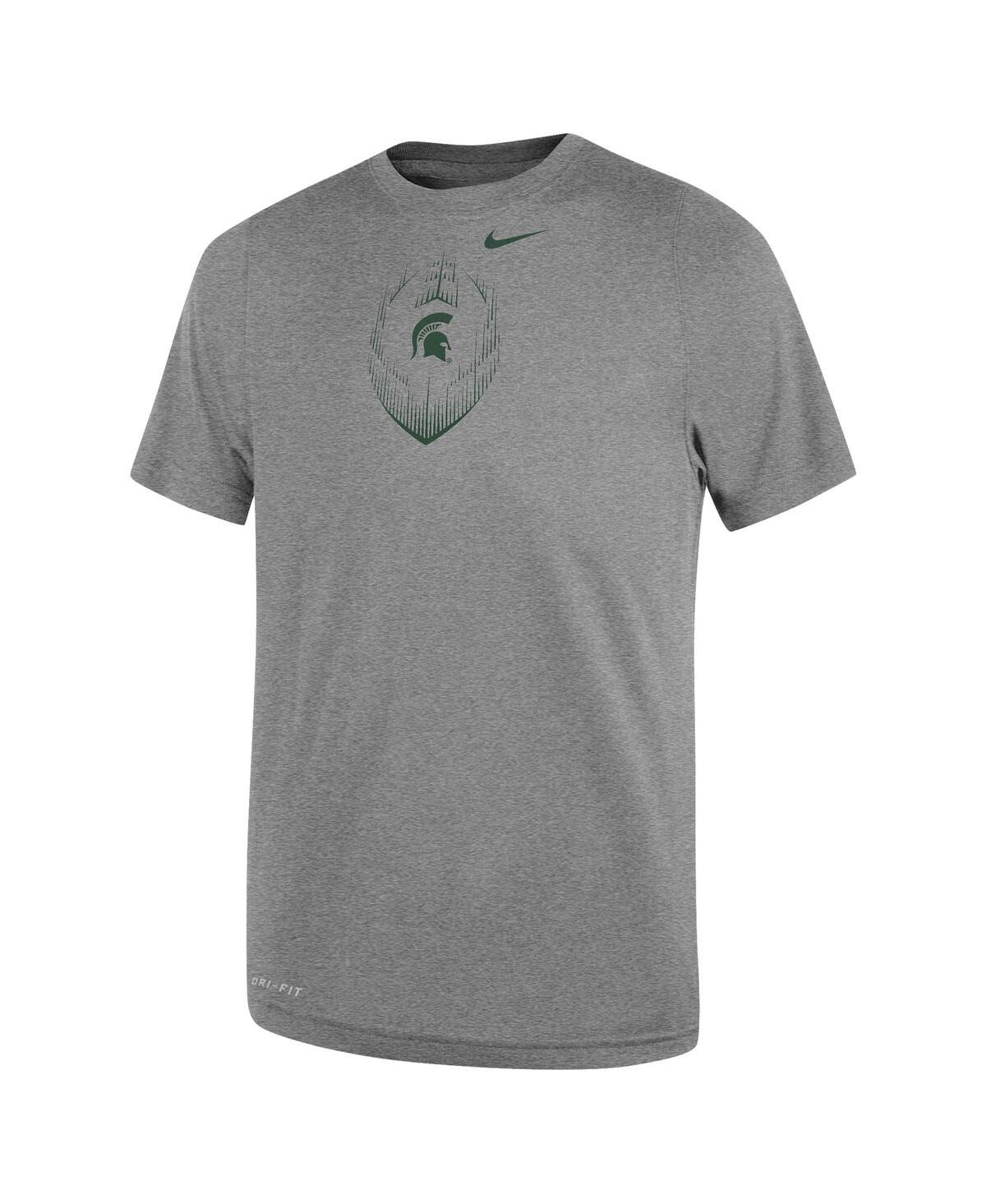 Nike Toddler Gray Michigan State Spartans Legend Football Performance T-shirt In Gray