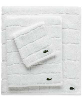Heritage Croc Scale Cotton Hand Towel, 16" x 30"