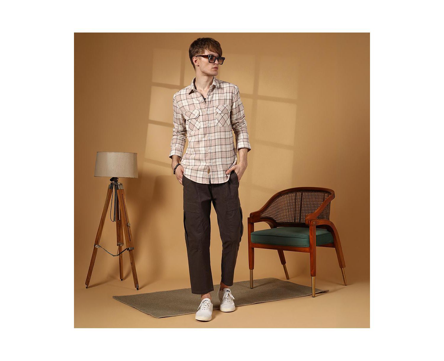 Men's Buffalo Check Utility Shirt