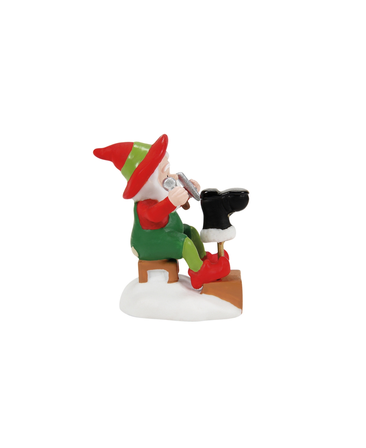 Department Five Santa's Chief Cobbler Figure In Multi