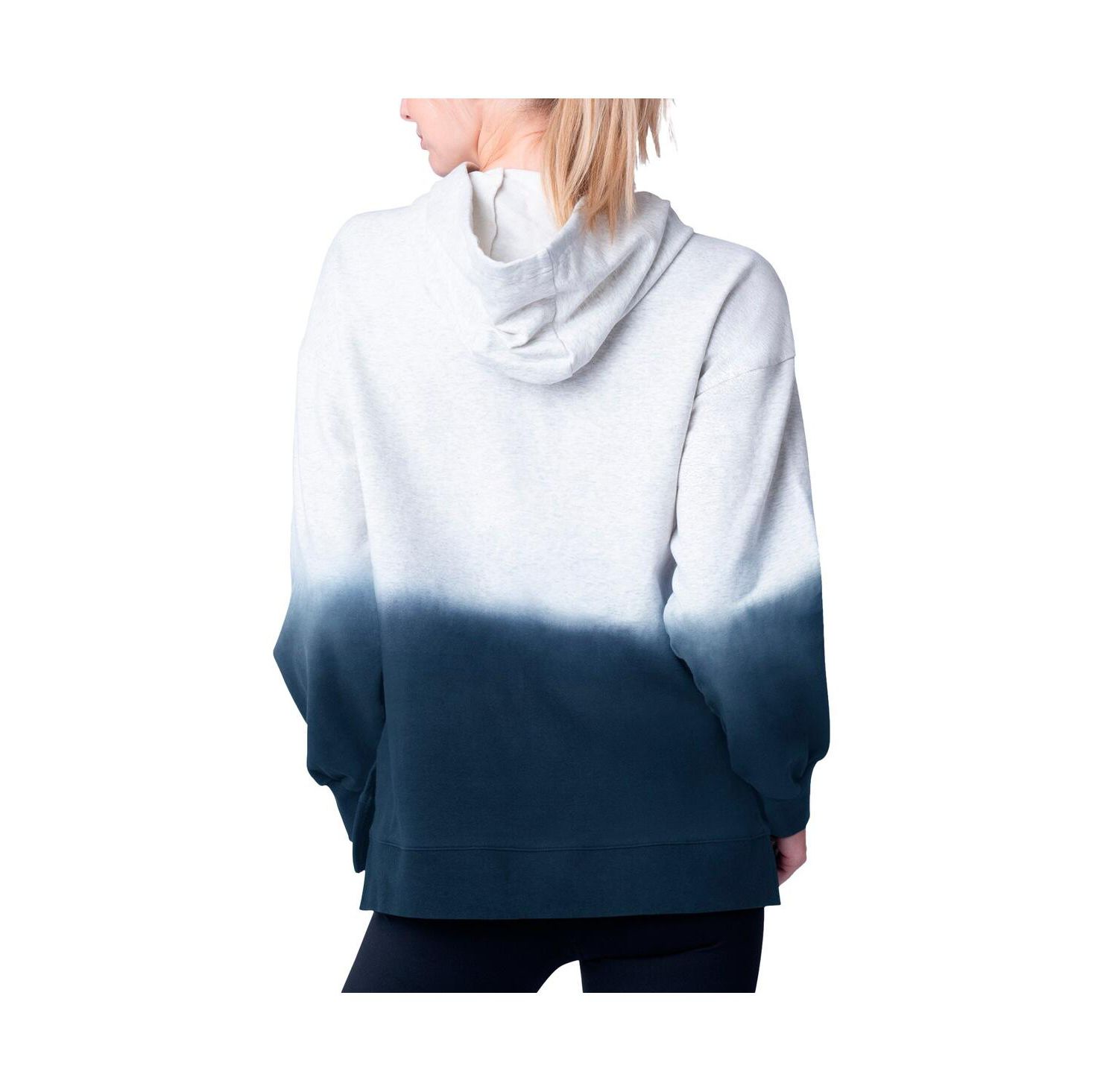 Women's Heather Gray/Navy Dallas Cowboys Daniela Pullover Hoodie