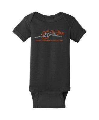 Baby Boys and Girls Black Neon Logo Bodysuit