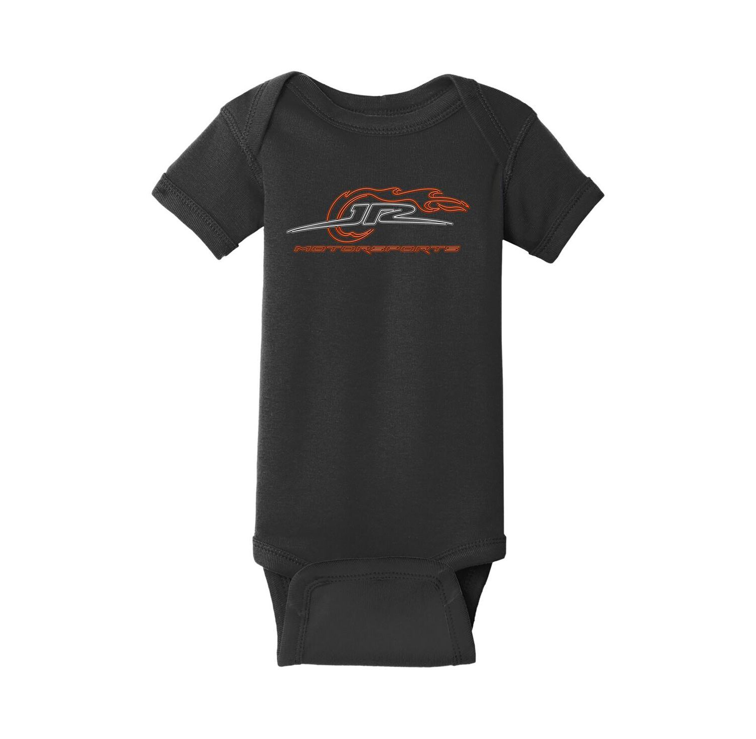 Baby Boys and Girls Black Neon Logo Bodysuit