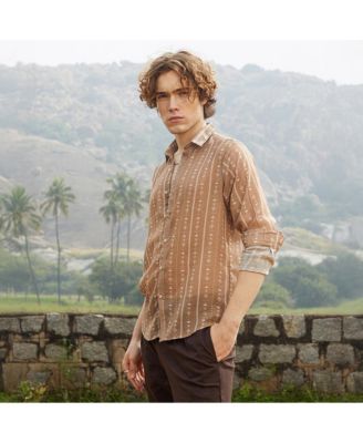 Men's Ethnic Imprint Shirt