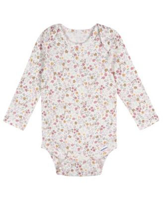 Baby Girls' 5-Pack Long Sleeve Bodysuits