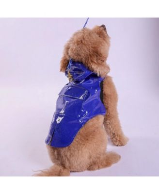 Tommy Bahama Pet Raincoat & Apparel Harness - Blue, 2XL