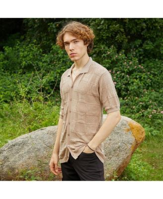 Men's Patch-Knit Shirt