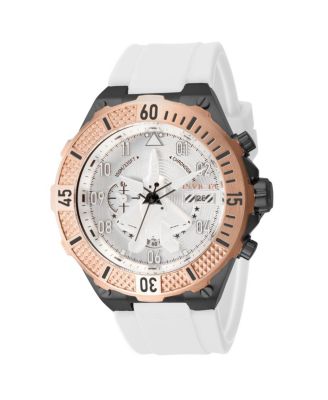 Men's 39894 Aviator Quartz Multifunction Silver Dial Watch