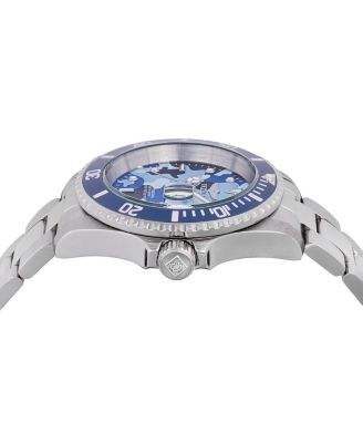 Men's 48570 Pro Diver Quartz 3 Hand Camouflage, Blue