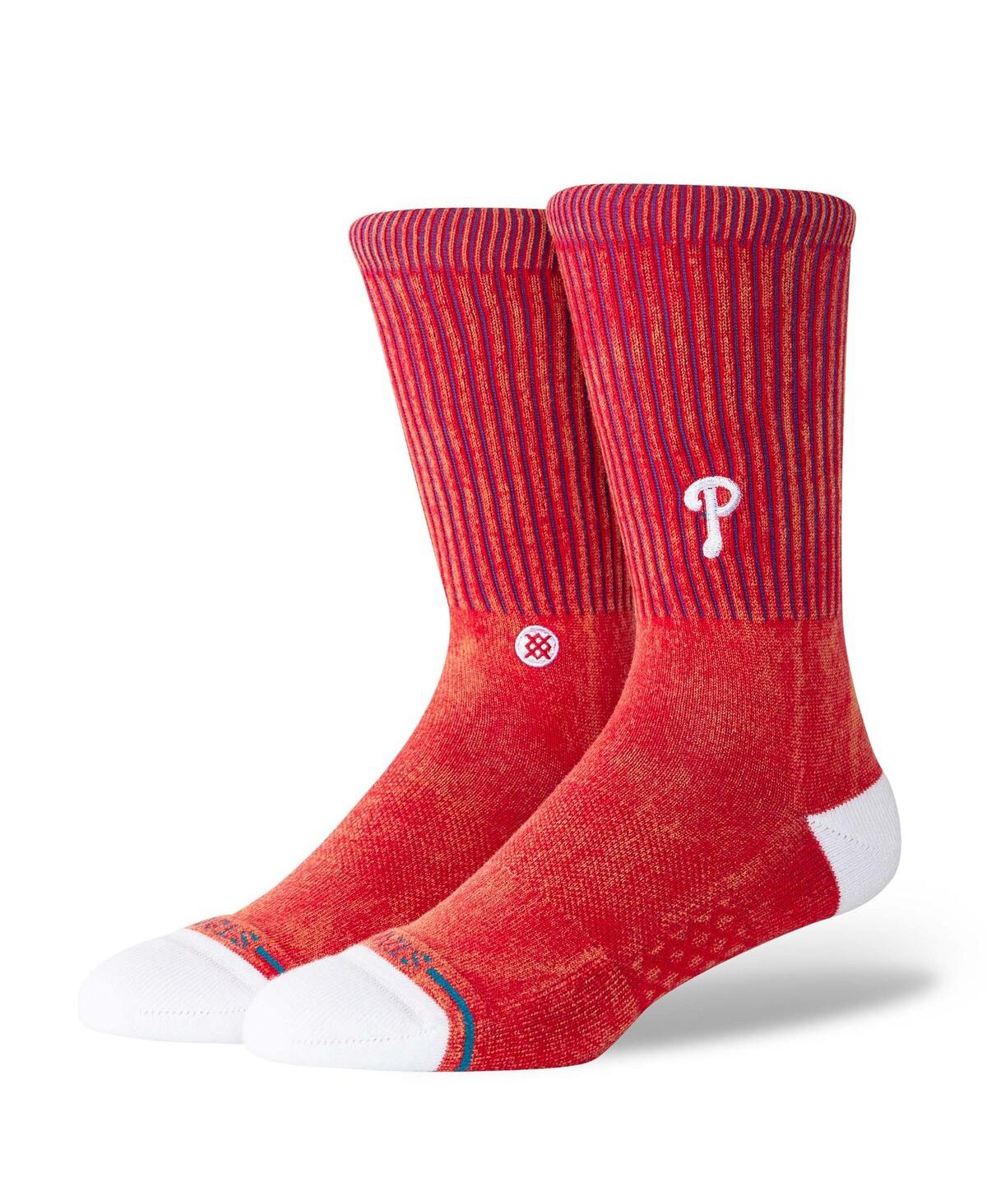 Stance Men's And Women's Red Philadelphia Phillies Bags Crew Socks In Red