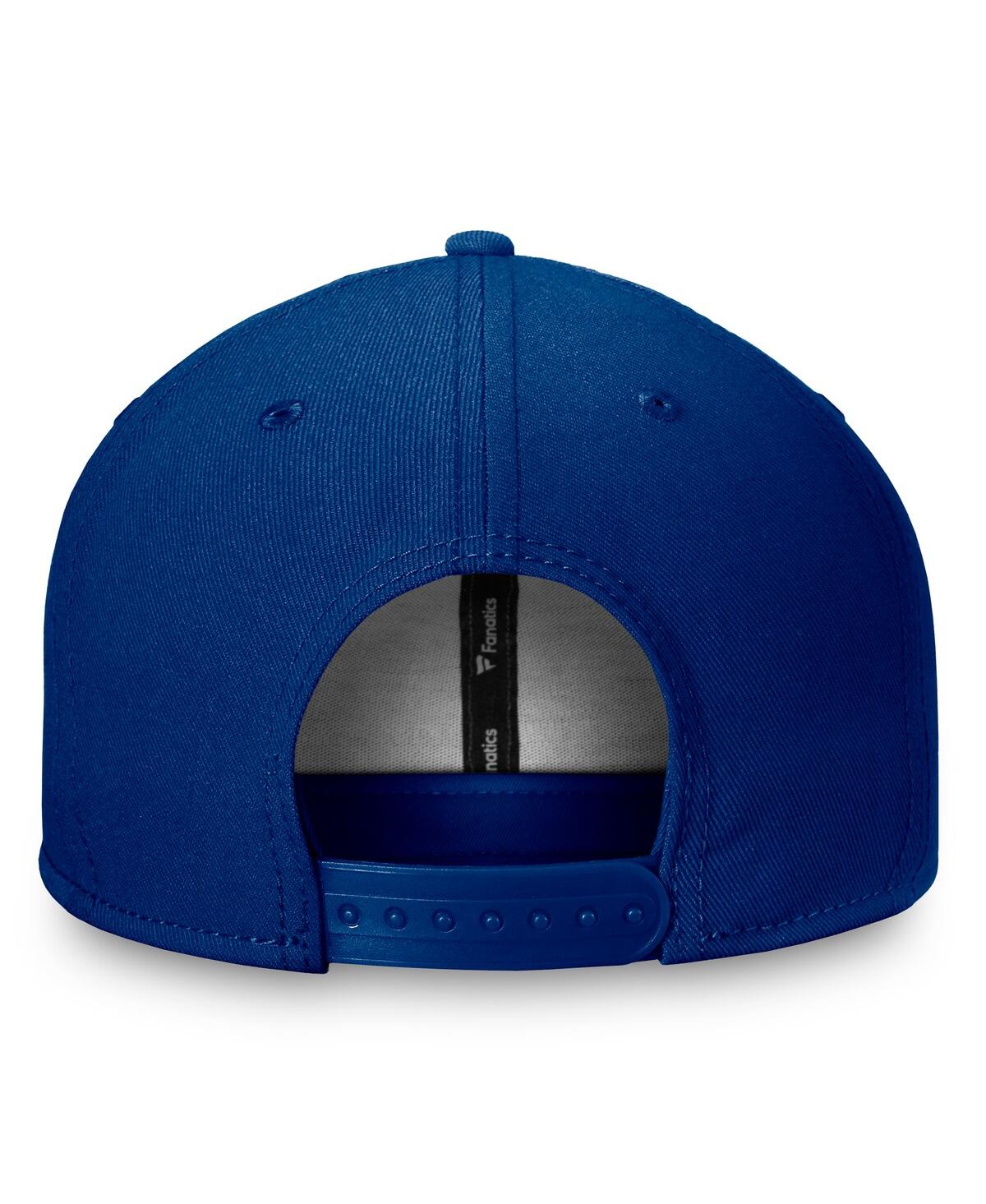 Fanatics Men's Blue Toronto Maple Leaf's Core Primary Logo Snapback Hat In Blue
