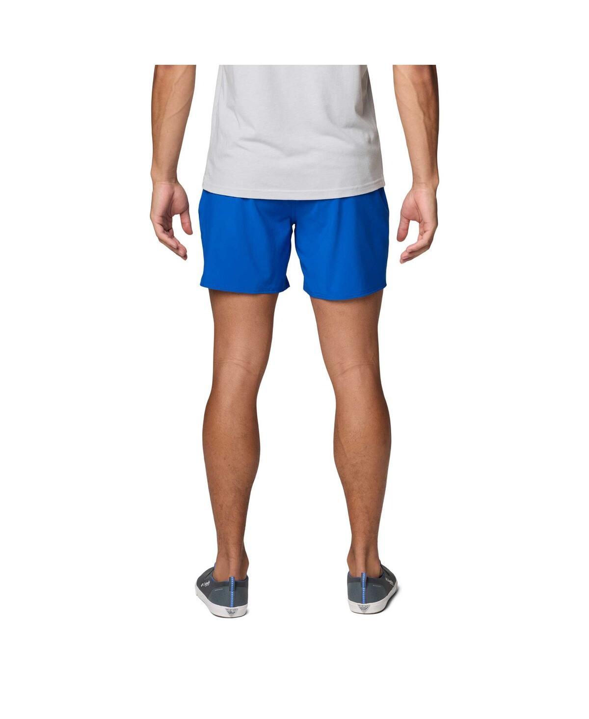 Columbia Men's Royal Florida Gators Pfg Terminal Roamer Omni-shade Stretch Shorts In Blue