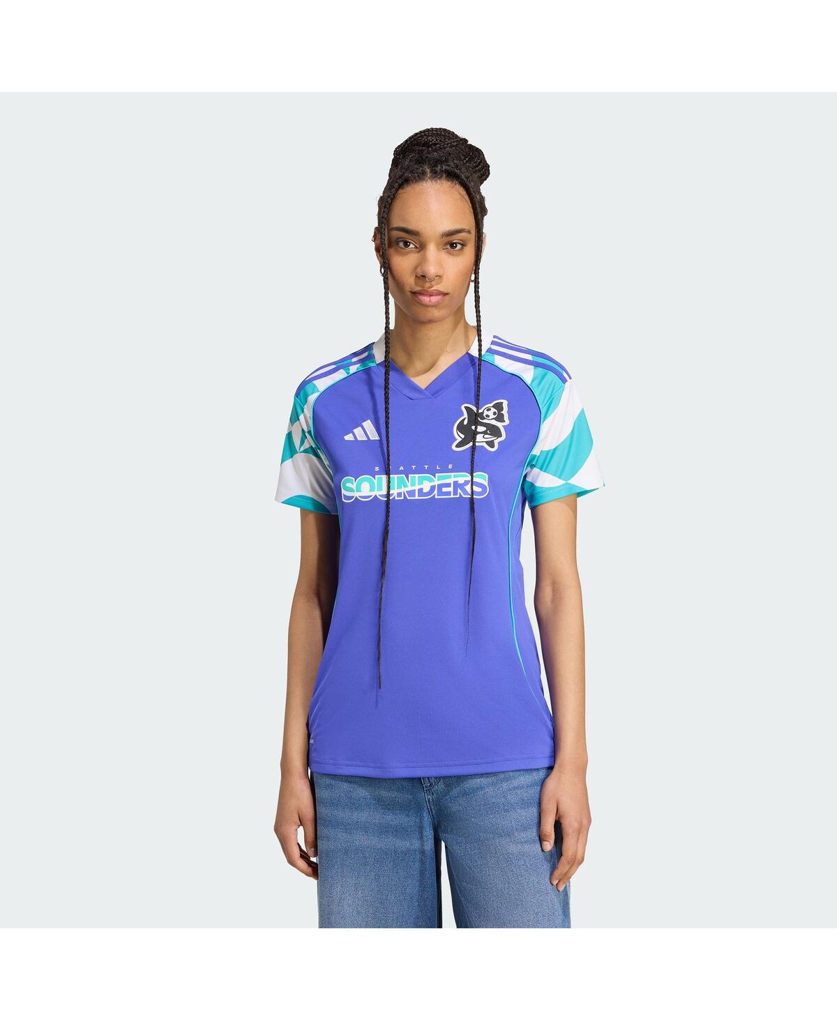 Adidas Women's Blue Seattle Sounders Fc 2025 Third Replica Jersey - Blue