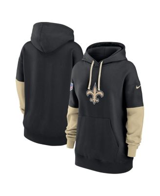 Nike - Women's Black New Orleans Saints 2024 Sideline Essential Fleece Pullover Hoodie