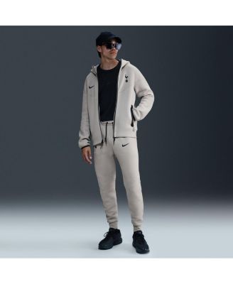 Nike - Men's Gray Tottenham Hotspur Tech Fleece Full-Zip Hoodie Jacket