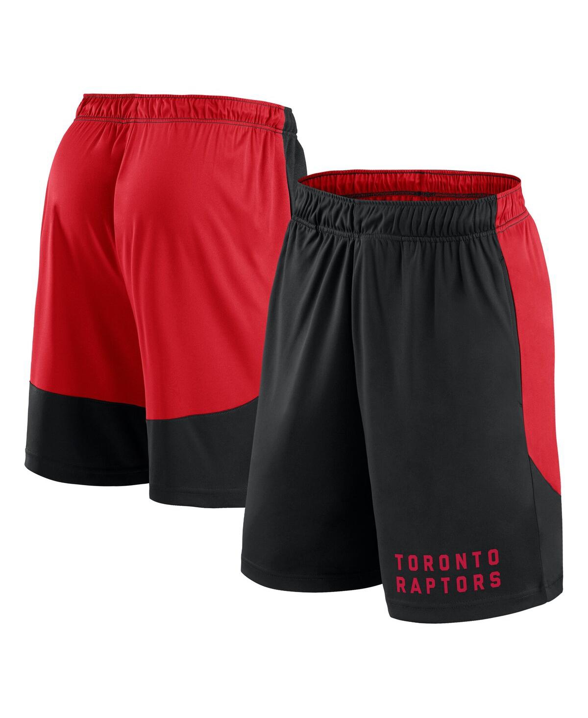 Logo Athletic Men's Black Toronto Raptors Launch Performance Shorts In Black