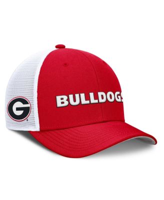 Nike - Men's Red Georgia Bulldogs 2025 Dugout Coaches Rise Performance Trucker Adjustable Hat