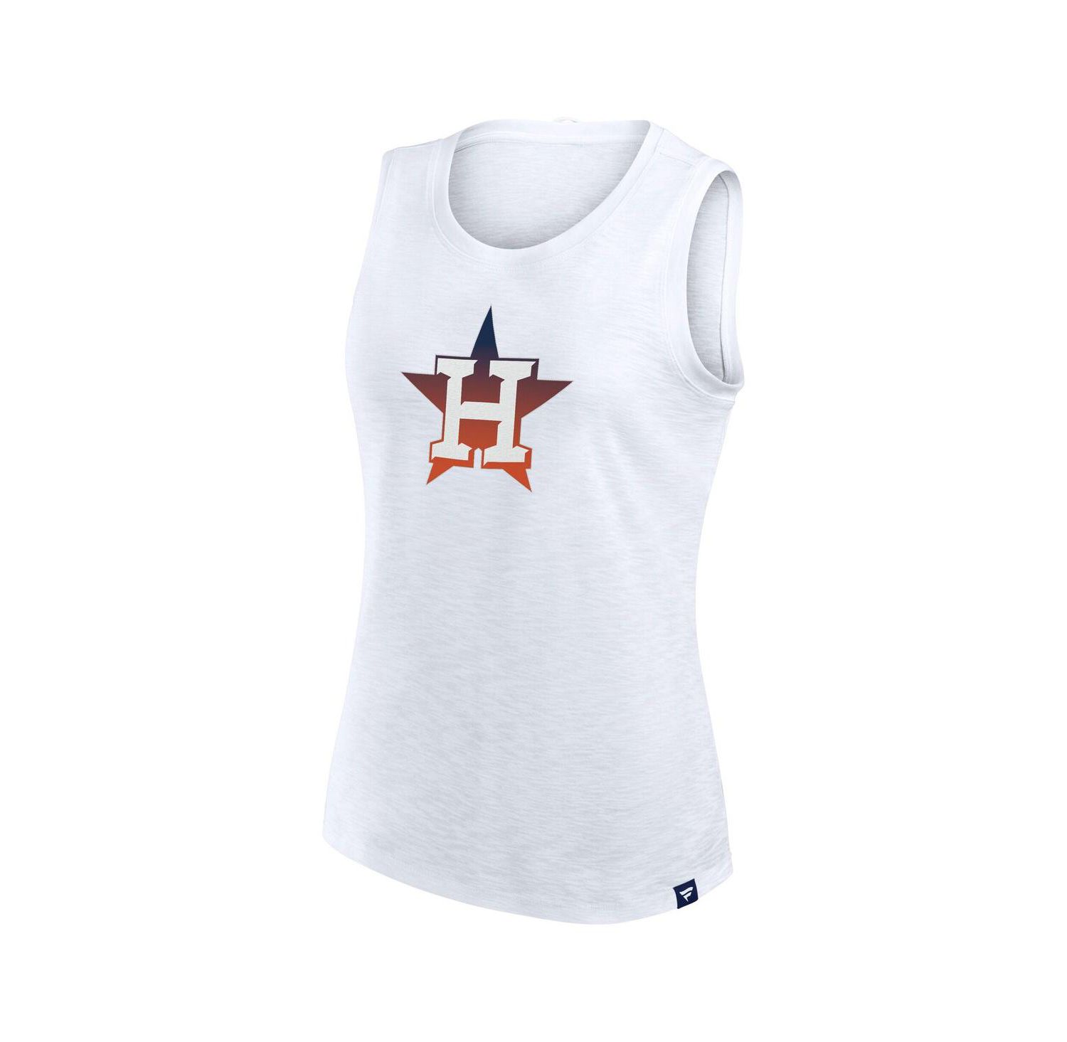 Women's White Houston Astros Activate Slub Tank Top