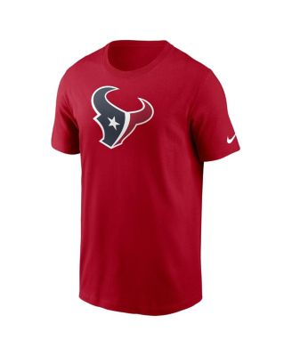 Men's Red Houston Texans Primary Logo T-Shirt