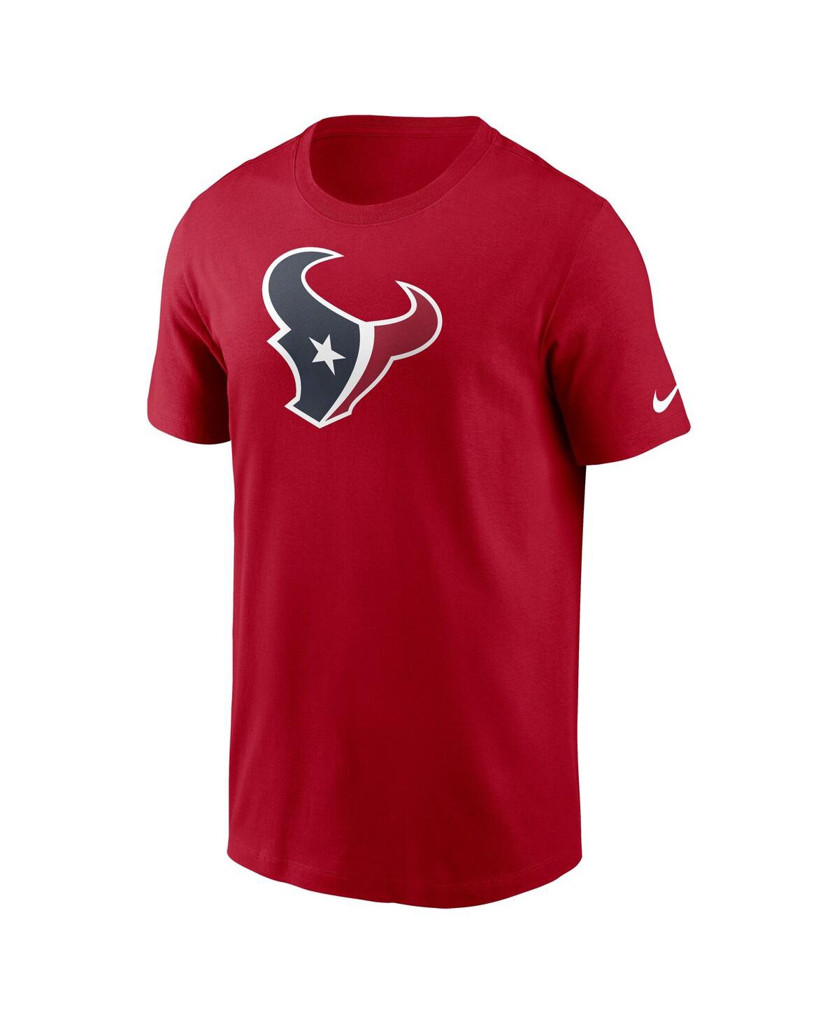 Nike Men's Red Houston Texans Primary Logo T-shirt In Red