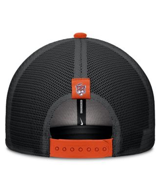 Men's Orange/Black Clemson Tigers Legacy Arch Rise Performance Trucker Adjustable Hat