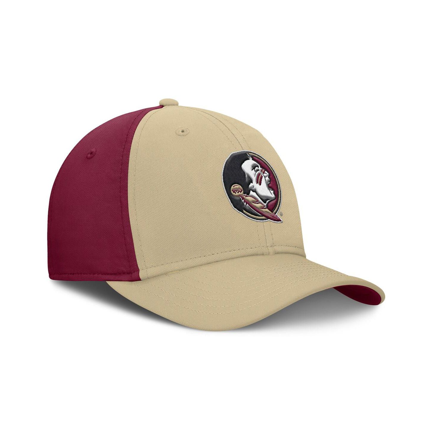 Мужская кепка Nike Gold/Garnet Florida State Seminoles 2025 Sideline Rise Local Performance Flex Hat — фото 3