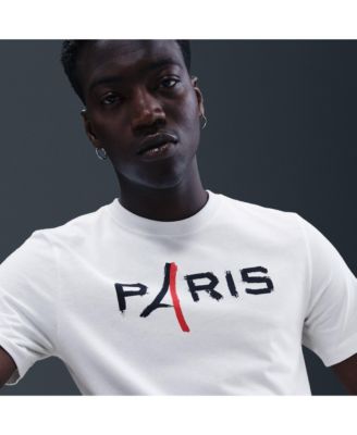 Men's White Paris Saint-Germain Wordmark T-Shirt