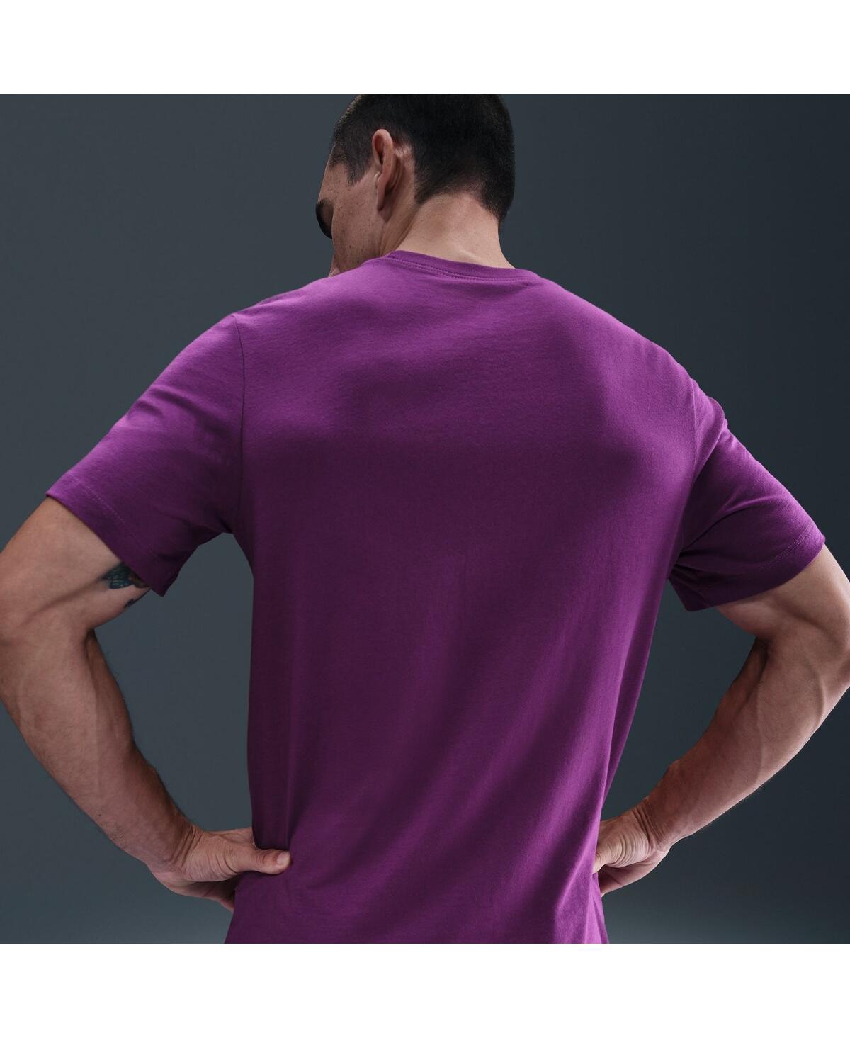 Nike Purple Barcelona 2025/26 Wordmark T-shirt In Purple